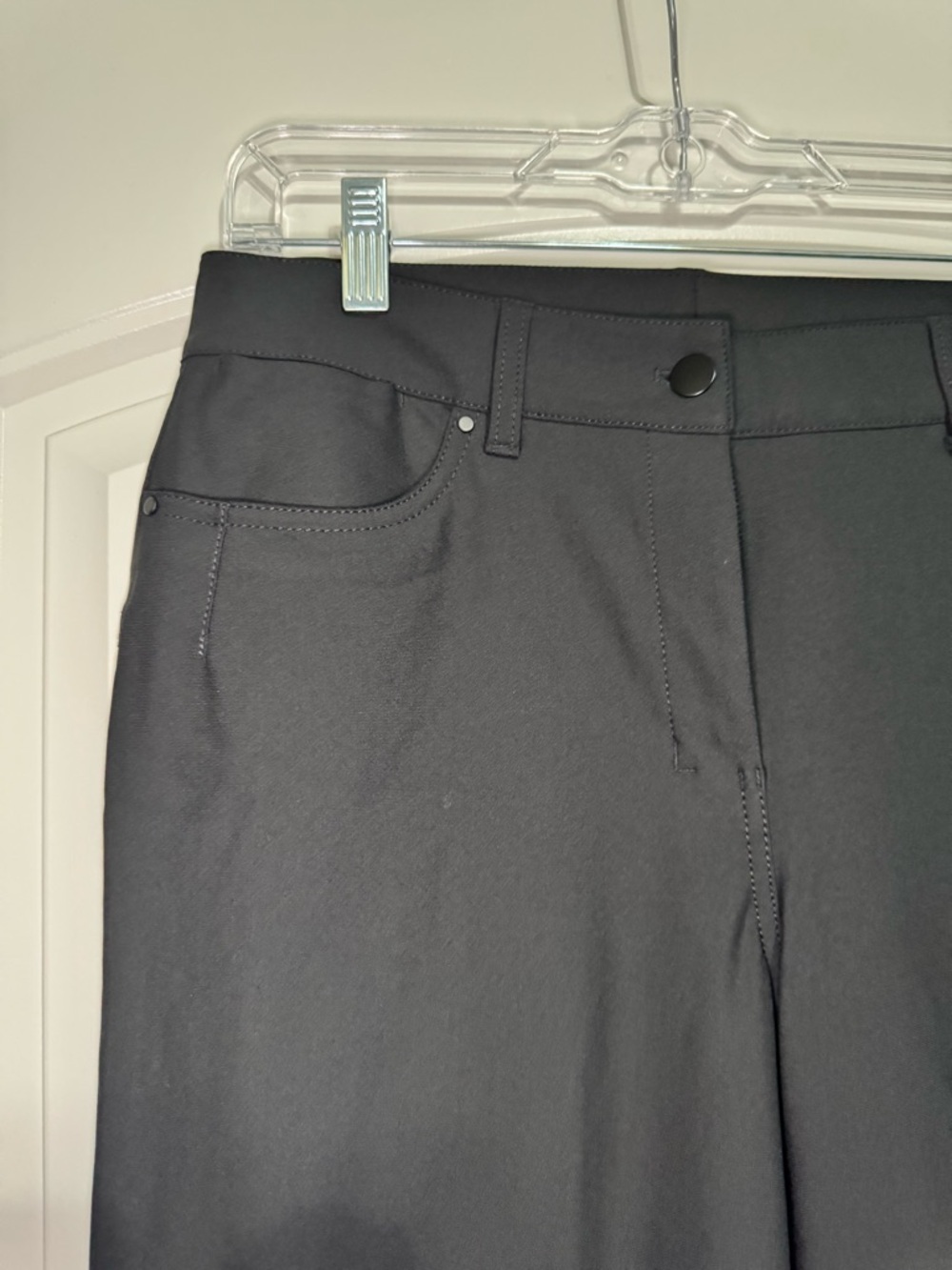 Lululemon City Sleek 5 Pocket Wide-Leg High Rise 7/8 Length Pant in Black - Picture 2 of 12